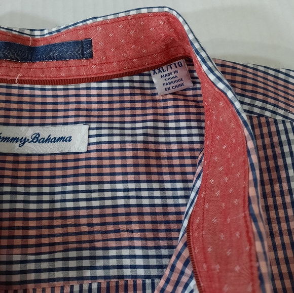 Tommy Bahama Cotton Silk Long Sleeve Check Shirt - Picture 7 of 8